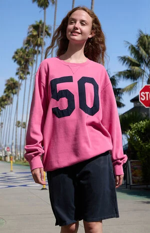 Pink Erica 50 Crew Neck Sweatshirt image number 1