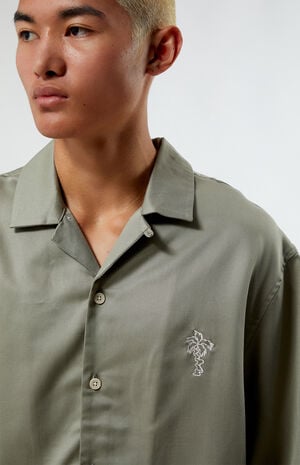 Rogue Oversized Embroidered Camp Shirt image number 2