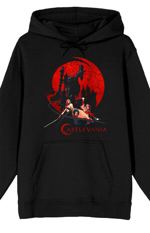 Castlevania Red Moon Character Hoodie image number 2