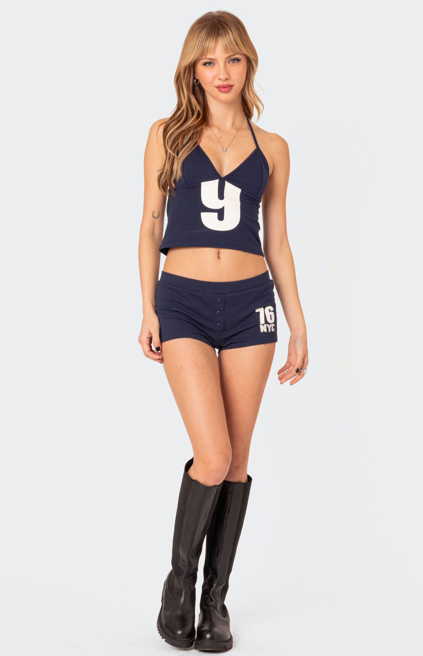 【THEAIRTOWN】 catch v-neck tencell top ♥3color Edikted Jordan V Neck Halter Top | PacSun