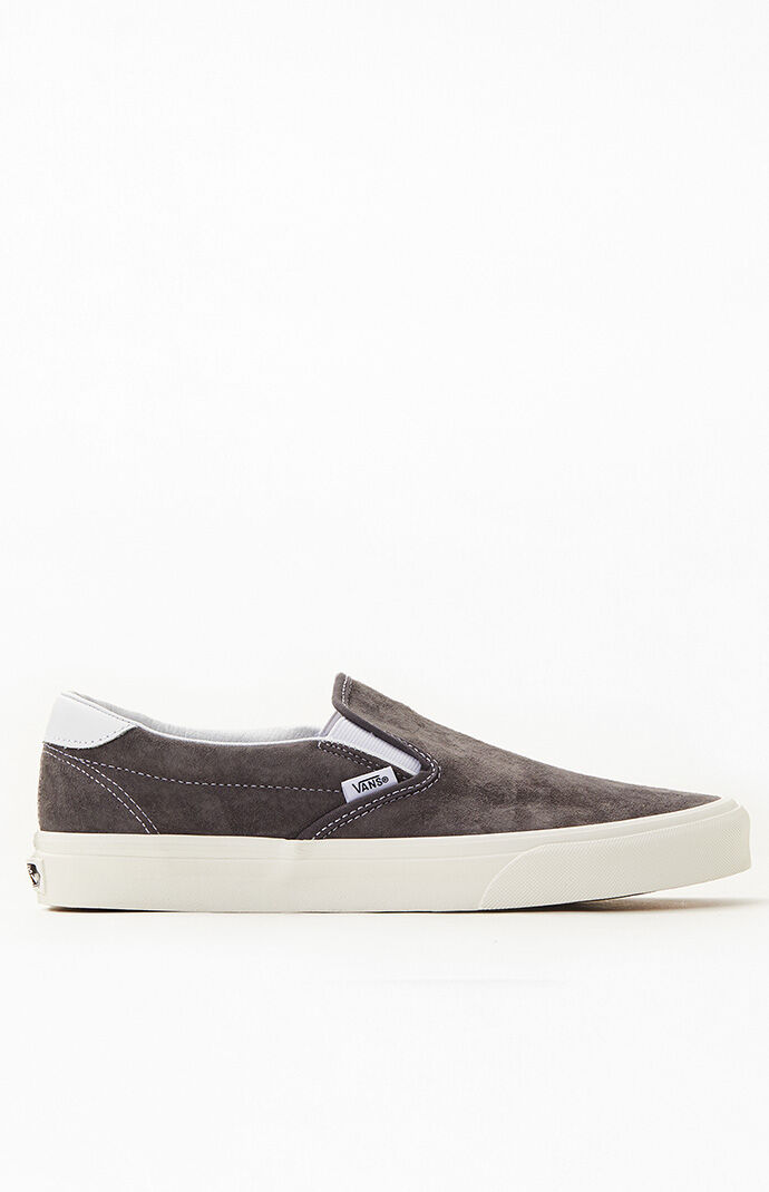 Vans Dark Gray Pig Suede Slip-On 59 