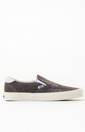 Dark Gray Pig Suede Slip-On 59 Shoes image number 2