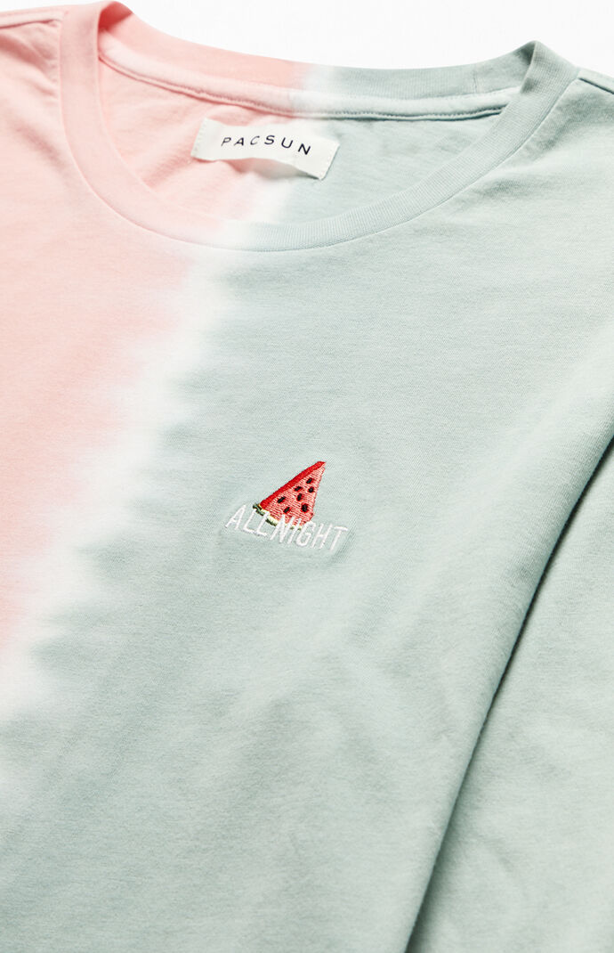 All Night Tie-Dyed Long Sleeve T-Shirt