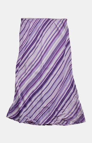 2000s Striped Midi Skirt image number 1