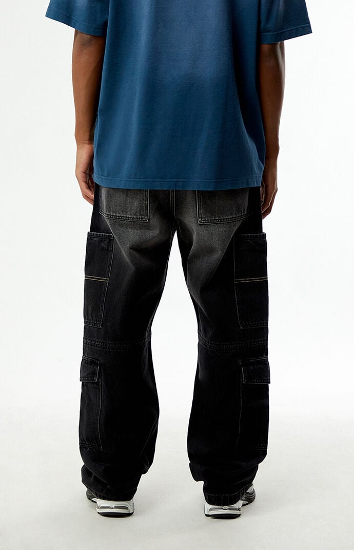 パンツ y2k Levi's 503 Faded Black Cargo Denim Levi's リーバイス 503 ブラックデニム カーゴパンツ W34 L32 | 古着屋