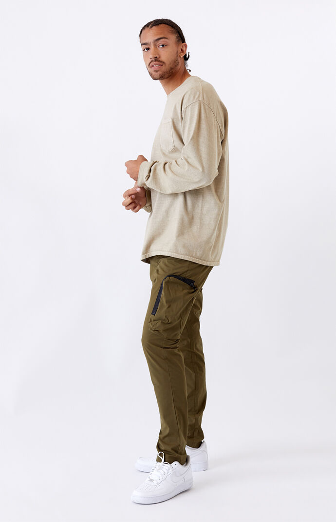pacsun olive cargo pants