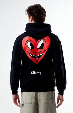 Keith Haring Heart Hoodie image number 4