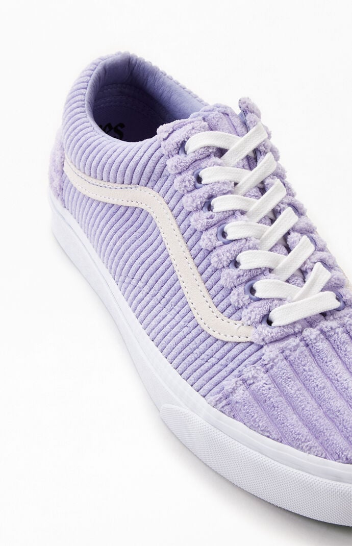 Purple corduroy vans sale