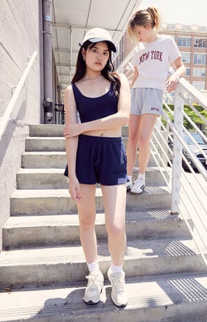 Navy Summer Thermal Shorts image number 2