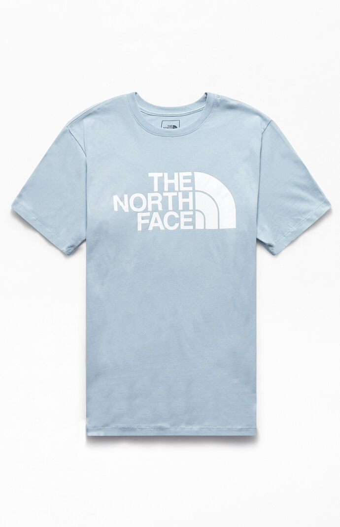 The North Face Light Blue Half Dome T Shirt Pacsun