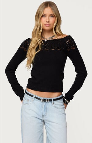 Lillis Boat Neck Knit Top image number 1