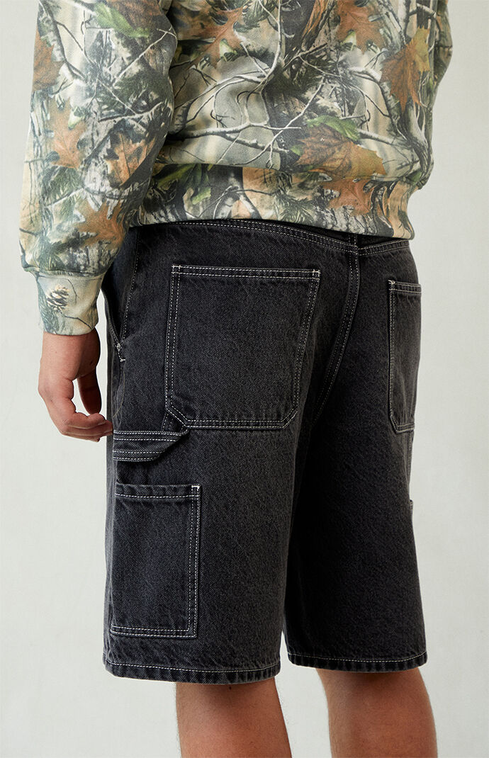 【YOURNUS】Carpenter Black Linen Bermuda Denim YOURNUS】Carpenter Black Linen Bermuda Denim (YOURNUS/デニム