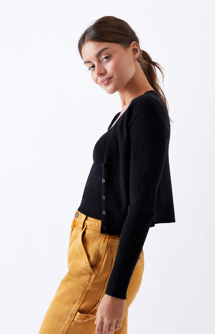 V-Neck Cardigan Sweater