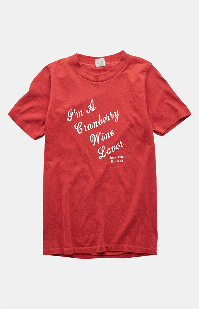 PS VINTAGE 80s I'm a Cranberry Wine Lover Baby Graphic T-Shirt