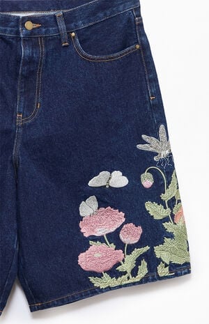 x Pacsun Cho and Kagero Baggy Denim Shorts image number 3