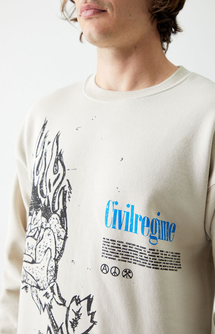 Still Blooming Crew Neck Sweatshirt