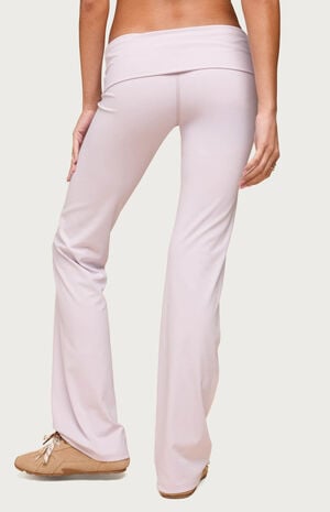 Oriane Foldover Flared Leggings image number 3