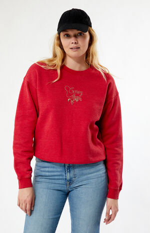 Red Cowboy Lounge Crew Neck Sweatshirt image number 2