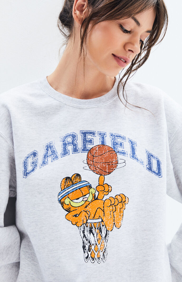 Desert Dreamer Garfield Basketball Sweatshirt Pacsun