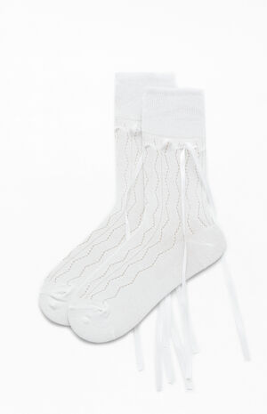 Ribbon Bow Socks image number 1