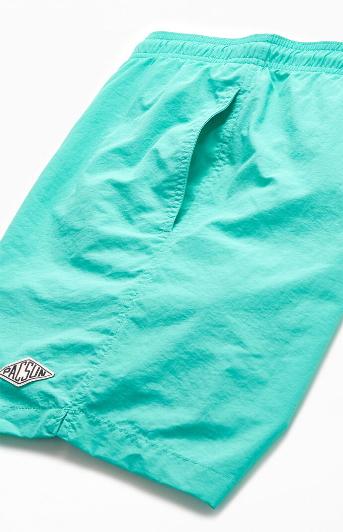 Solid 17" Swim Trunks