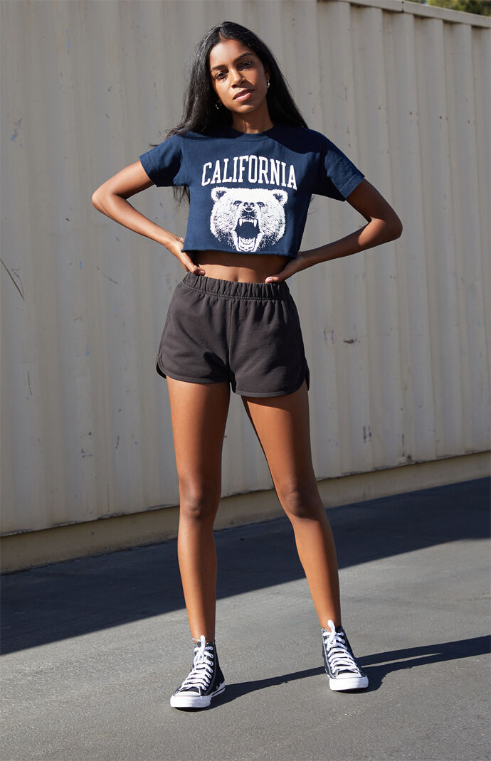 California Bear Cropped T-Shirt
