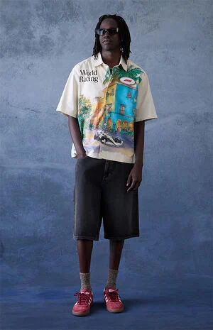 x Pacsun Riviera World Racing Club Work Shirt image number 4