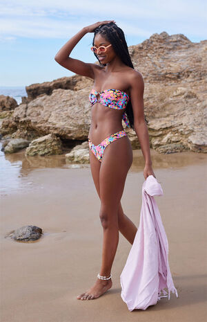 Disco Ball Y Cheeky Bikini Bottom image number 2