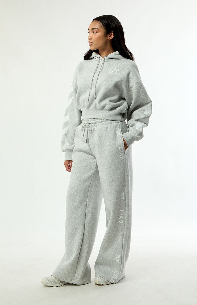 L/AB c/o Off-White Wide Leg Baggy Sweatpants