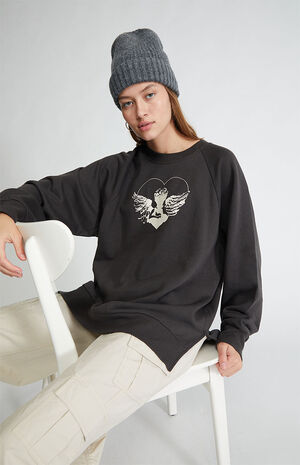 Angel Hearts Lounge Crew Neck Sweatshirt image number 1