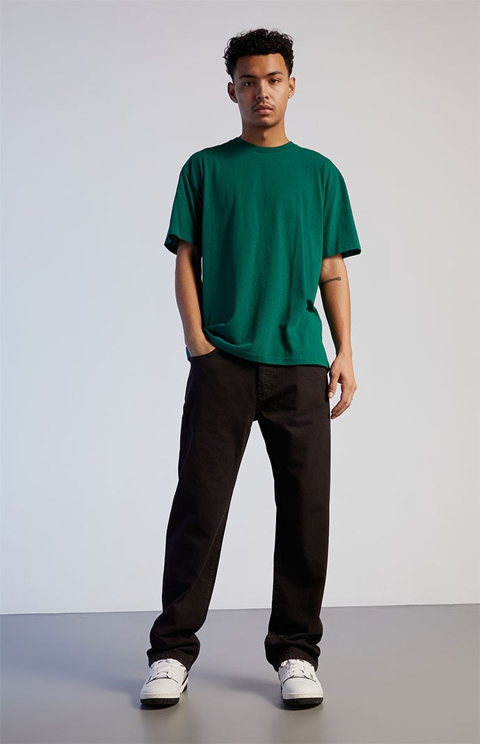 PacSun Recycled Black Straight Jeans