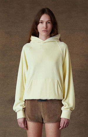 Women's Wood Velour Beach Shorts image number 2