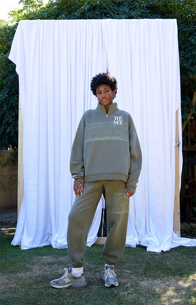 The Met x PacSun Museum Half Zip Sweatshirt PacSun