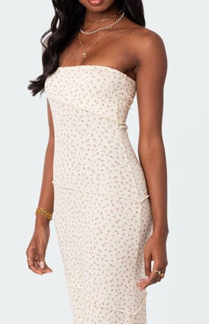 Lynn Ribbed Maxi Dress image number 3