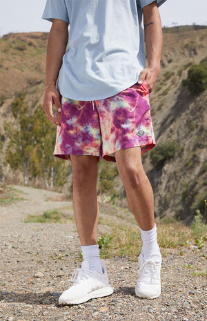 Happy Tie Dye 17" Swim Trunks image number 1