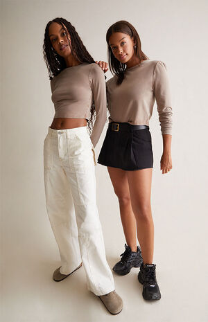 Brenn Long Sleeve Crop Top image number 1