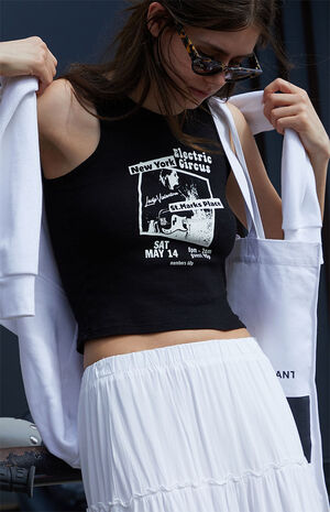 Black Electric Circus Tank Top image number 2