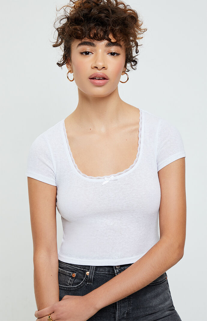 Me To We Berlin Lace T Shirt Pacsun
