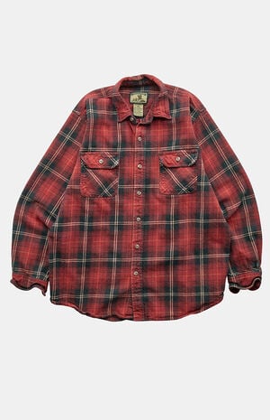 2000s Red Flannel Top image number 1