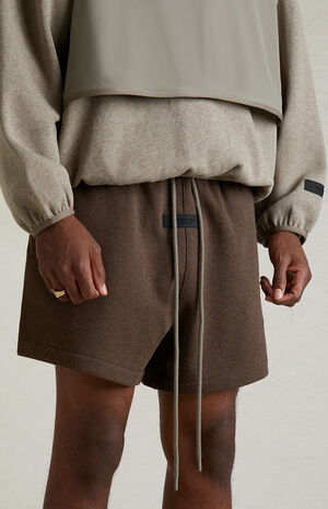 Heather Wood Sweat Shorts image number 5