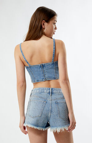 Disco Party Denim Corset image number 3