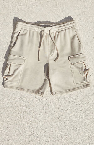 Fleece Cargo Sweat Shorts image number 1