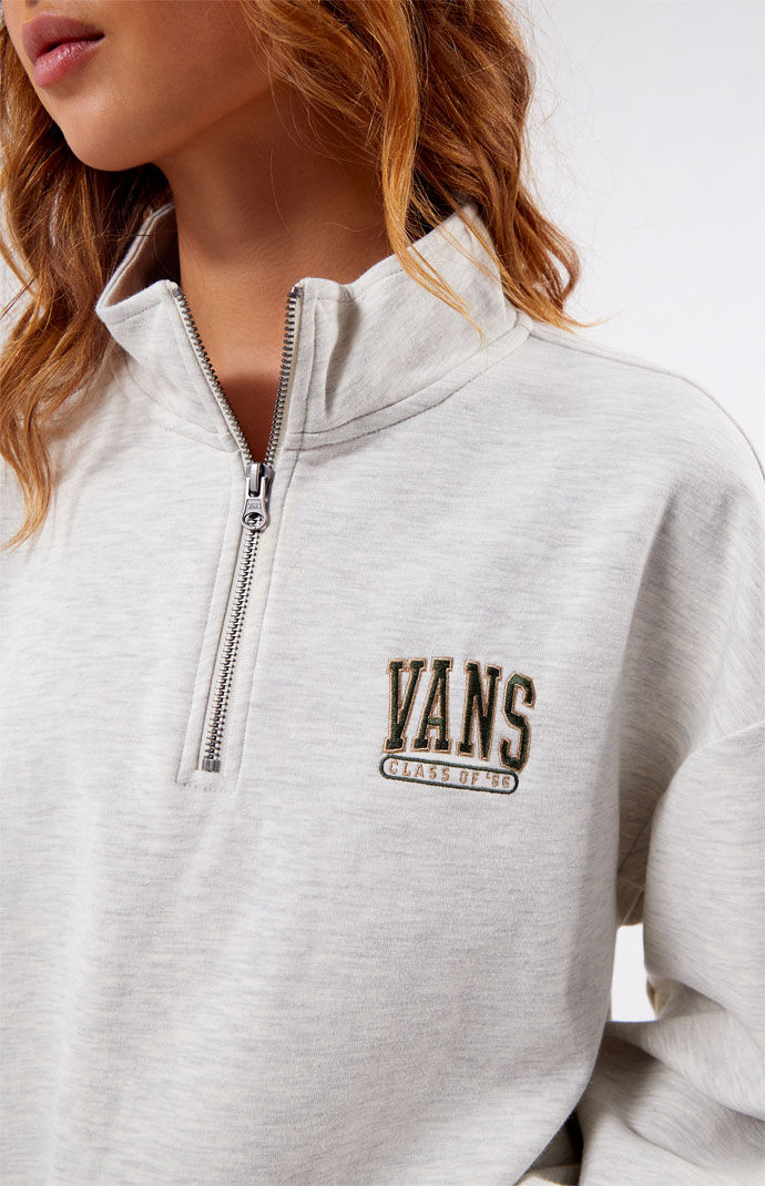 Vans mix up half zip sweatshirt store