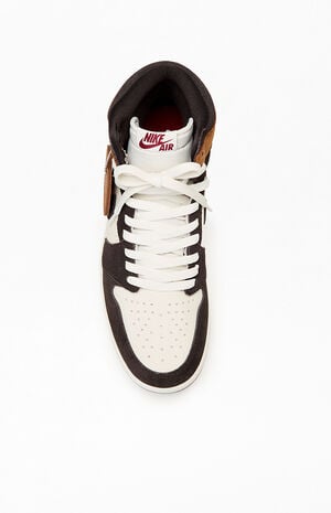 Retro 1 High OG Shadow Brown Shoes image number 5