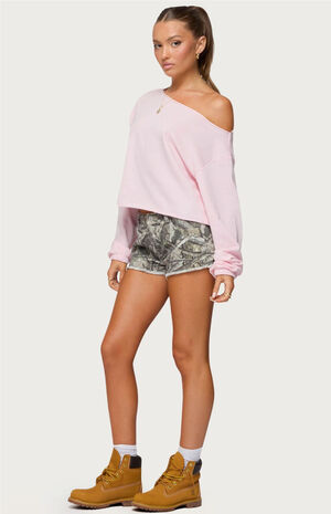 Aveline Off Shoulder Light Sweatshirt image number 4
