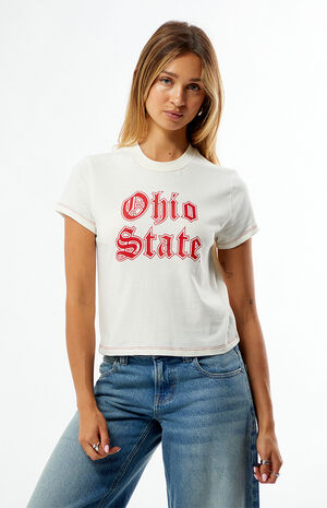 x Pacsun Ohio State Mini T-Shirt image number 1