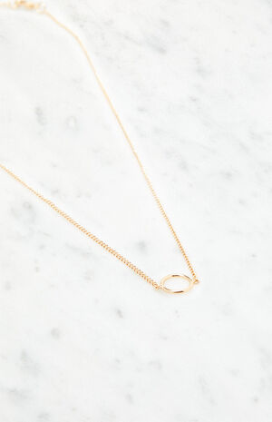 Circle Charm Necklace image number 2