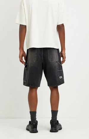 Parker Baggy Jean Shorts Carpenter Black image number 4
