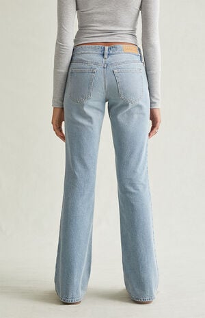 Jade Low Rise Bootcut Jeans Light Blue image number 4