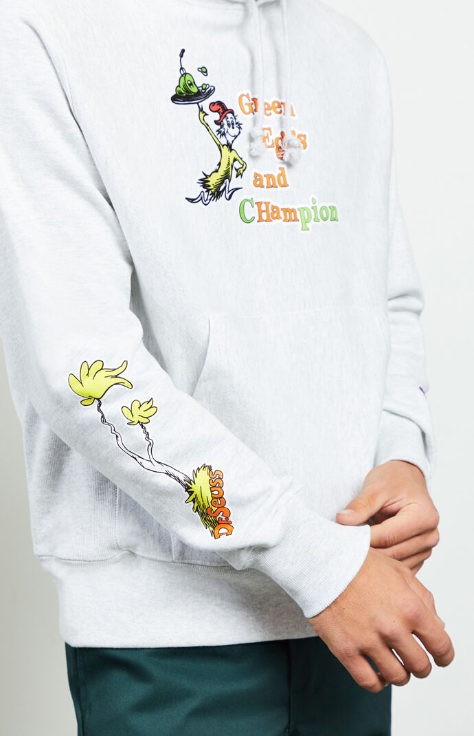 dr seuss champion hoodie black